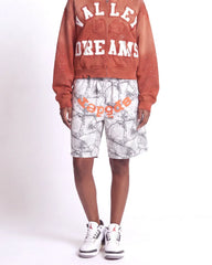Sp5der Realtree OG Web V2 Sweat Shorts White Camo
